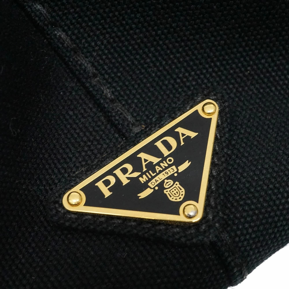 Prada Canapa Tote Bag Black - Picture 9 of 11